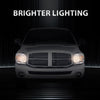 G-PLUS Headlights w/Bulbs Compatible with Dodge Ram 1500 2006-2008/Fit Dodge Ram 2500 3500 2006-2009,Clear Lens Chrome Housing Clear Reflector Left & Right Bumper Headlamps Assembly