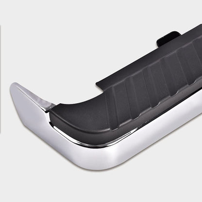 G-PLUS Rear Step Steel Bumper Assembly Compatible With Ford F150 Truck 2009-2014 (W/o Sensor Hole, Silver) Step Bumper 9L3Z17906A 9L3Z17B807A