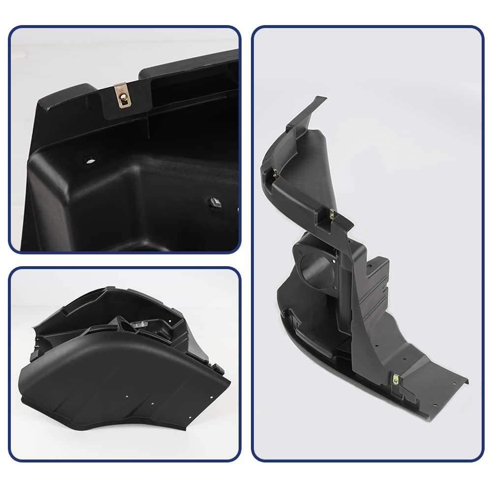 G-PLUS Bumper Reinforcement & Cover w/Fog Hole Right Passenger Side Compatible with 2008-2017 Freightliner Cascadia 2127301003 2127301007 Z2128619003 2127300005