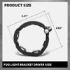 G-PLUS Fog Light Bracket Left Driver Side Compatible with Benz GLA200 GLA250 2015-2020 w/o AMG Styling Package MB2602100, 1568850314, 191275918272 Black