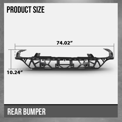 G-PLUS Rear Bumper Deflector Valance Apron Compatible with Porsche Cayenne 2011 2012 2013 2014 958505521009B9, 95850552100, PO1193102 Black