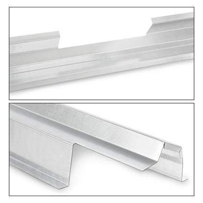 G-PLUS Slip-on Rocker Panel Left and Right Side Compatible with Jeep Cherokee 4 Door 1984-2001/Fit Jeep Wagoneer & Comanche 4 Door 1984-1996 CH1600101 CH1601101
