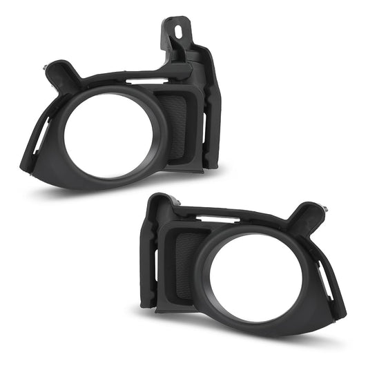 G-PLUS Pair Front Fog Light Bezel, Compatible with Toyota Highlander 2014 2015 2016, Bumper Cover Trims, Left Driver & Right Passenger Side 2PCS, TO1039178, TO1038178