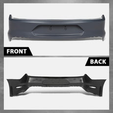 G-PLUS Rear Bumper Cover Compatible with Ford Mustang 2018-2023 Without Sensor Holes Product Features