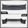 G-PLUS Rear Bumper Cover w/o Holes Compatible with Ford Mustang 2018-2023, Fit Models Without Park Assist Sensor Hole, Not Fit Shelby Models, 187-10330, JR3Z17K835APTM, FO1100736