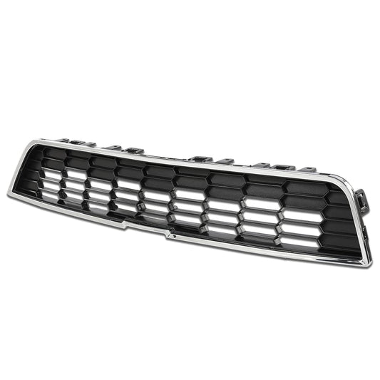 G-PLUS Front Upper Bumper Grille Grill Chrome Compatible with 2012-2016 Chevy Sonic 95215846 Bumper Grille Trim