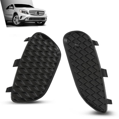 G-PLUS Front Bumper Side Outer Grille Set Pair Compatible with Benz W156 X156 GLA 220 250 260 2015-2017 1568853322