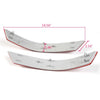 G-PLUS Rear Bumper Reflector Light LH & RH Side Compatible with Mercedes-Benz ML-Class W164 ML320 ML350 ML550 2007 2008 2009 1648200374 1648201574