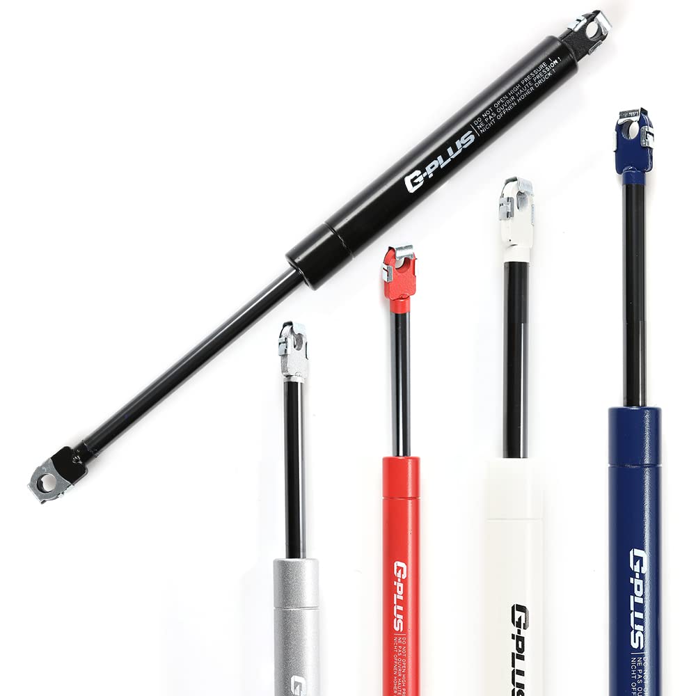 【Multi-Colored】 G-PLUS 12.52" Tailgate AssistShock Struts Bar Lift Support 4422 Compatible with Chevy Camaro 1982-1992, Pontiac Firebird 1982-1992 SG430001,14019158Gas Spring Struts Matt Black
