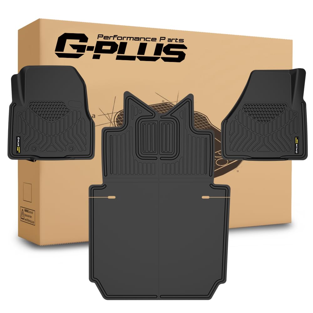 G-PLUS TPE Floor Mats Fit Freightliner Cascadia 116 126 New Body Style 2018-2025 Models Truck Accessories Cargo Liners All Weather Protection Black Alfombras para Carro