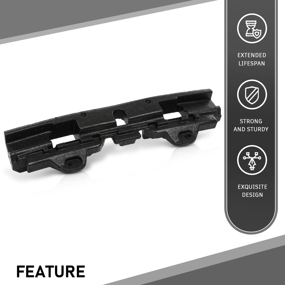 G-PLUS Front Bumper Impact Absorber Compatible with Jeep Grand Cherokee 2016-2021 Black 68328816AA