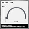 G-PLUS Front Fender Flares Compatible with Audi Q5 Base 2018 2019 2020, Not Fit SQ5 or Q5 S-line 2PCS Left & Right Wheel Opening Molding Arch Trim, 80A853718EGRU, Factory Style