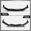 G-PLUS Front Bumper Lip Splitter Compatible with Chevy Corvette C8 All Model 2020-2024 Black
