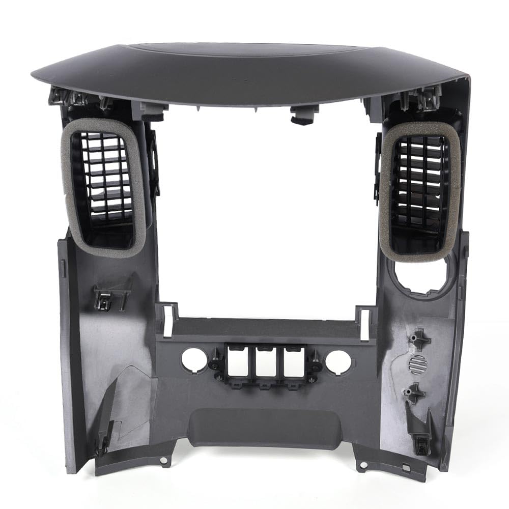 G-PLUS Center Dash Radio Bezel w/o Speaker Bezel Compatible with Nissan Titan 2004 2005 2006, Fit Nissan Armada 2005 2006 682577S000 AC Instrument Panel Lid, Grey