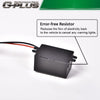 G-PLUS LED License Plate Light Compatible With 03-18 Dodge Ram 1500 2500 3500 Truck Built-in Resistor,Full Housing A Pair Replacement (Clear Lens)