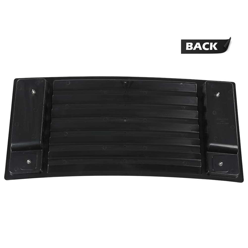 G-PLUS Hood Grille W/Handles Hood Vent Compatible with 2003-2007 Hummer H2 Black New Gm25928163 15063080, 25858920