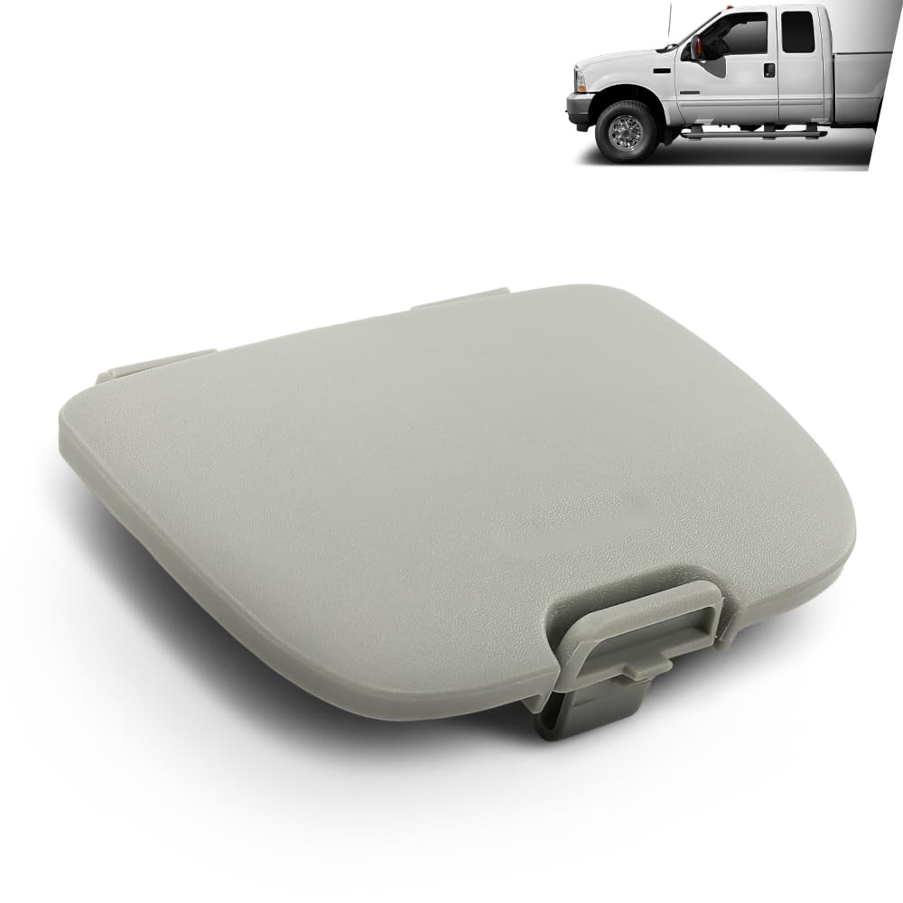 G-PLUS Overhead Console Lid Compatible with Ford F250 F350 F450 F550 Super Duty 2002-2004 Fit Models Without Sun/Moon Roof 2C3Z7811586CAB Gray