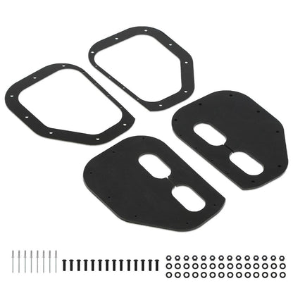 G-PLUS Hood Rubber Seal Kit Compatible with All Hummer H1 or Military Hmmwv M998 M1045 M1114 M1151 M1123 Black