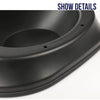 G-PLUS Install 6 x 9 Speakers Universal Angled Speaker Enclosures Boxes Pods Surface Mount Compatible with Rear Deck Door Car Truck ATV Marine,2PC