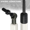 G-PLUS Lift Supports Gas Spring Struts Shocks,Compatible with 1992-2000 Honda Civic White with Assembly Kit Gas Struts for Heavy Lid