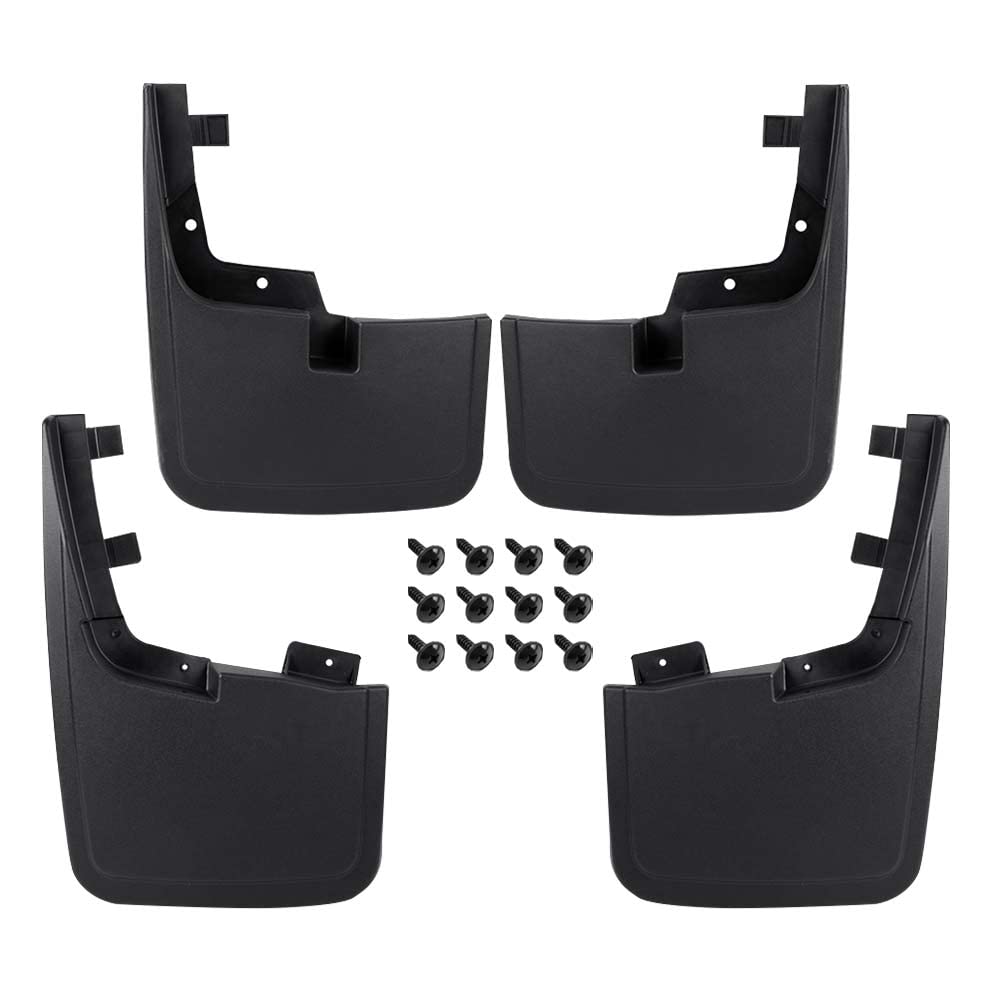G-PLUS Mud Flaps W/O Fender Flares Compaitble with Ford F150 2015 2016 2017 2018 Front Rear Splash Mudguards