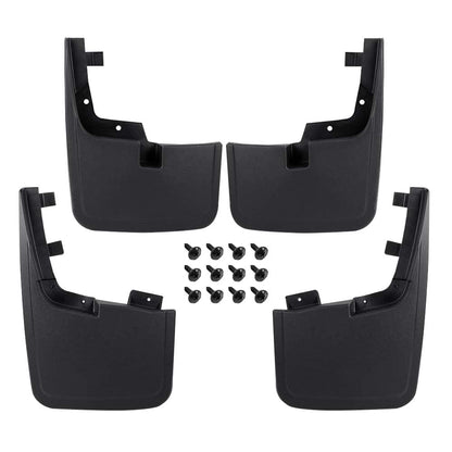 G-PLUS Mud Flaps W/O Fender Flares Compaitble with Ford F150 2015 2016 2017 2018 Front Rear Splash Mudguards