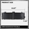 G-PLUS Lower Radiator Shutter Grille Assembly Compatible with Land Rover Discovery Sport 2020-2023,Fit Land Rover Range Rover Evoque 2020-2023