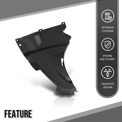 G-PLUS Front Lower Fender Liner Right Side Fit BMW 320i/320i xDrive Base 2013-2018 51718055020, BM1251125 Black