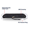 G-PLUS LED Third Brake Light Compatible With Dodge RAM 2002 2003 2004 2005 2006 2007 2008 2009, 3RD LED Bar Brake/Cargo Light,Type X (Clear lens Black Housing Amber Reflector)