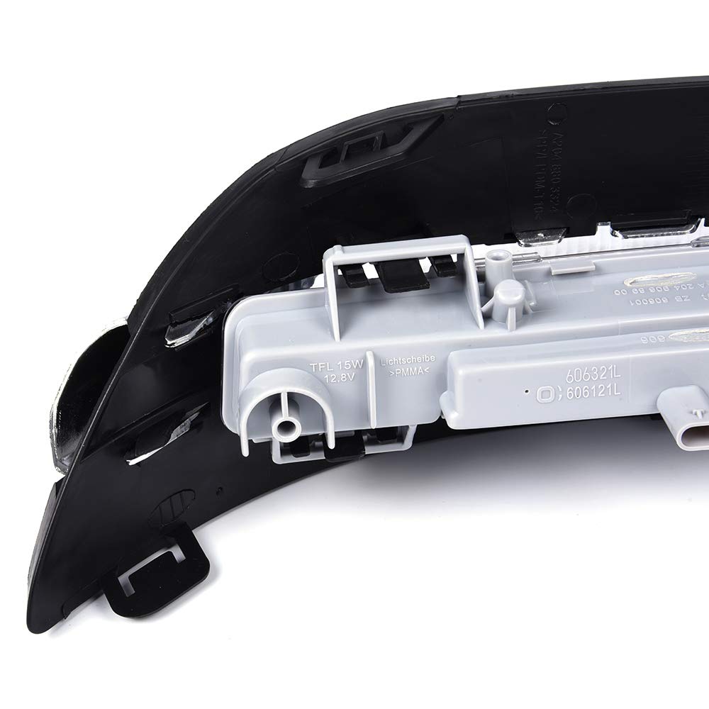 G-PLUS LED DRL Fog Lights Compatible With 2011-2013 Toyota W204 C-Class Daytime Running Light Fog Lamp Driver & Passenger Pair