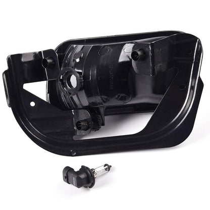 G-PLUS Smoke Lens Front Bumper Fog Lights Assembly Compatible With Dodge Ram 1500 2009-2012/Ram 2500 3500 2010-2018 Driving Lamps w/Bracket + H10 12V 42W Halogen Bulbs