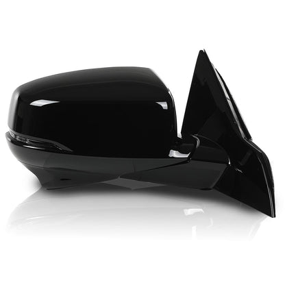 G-PLUS Power Heated Mirror w/Turn Signal Lane Assist Camera Right Passenger Side Compatible with Honda Accord Sedan 2013-2015 76200T2GA41ZC HO1321275 Glossy Black