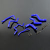 G-PLUS Silicone Radiator Coolant Tube Hose Kit Clamps Compatible With 00-05 Toyota Lexlis IS300 Altezza JCE10 2JZGE,Blue