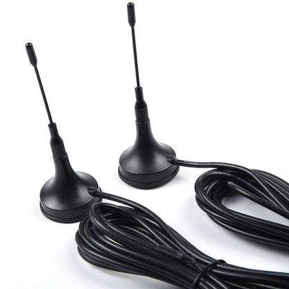 2 Pcs Set Car Magnetic Police Antenna 3-3/4" P71 Compatible for Ford Crown Victoria Impala Charger Explorer Tahoe Black