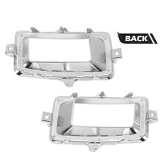 G-PLUS Fog Light Trim Set for Chevy Silverado 1500 2014-2015 Chrome Side View