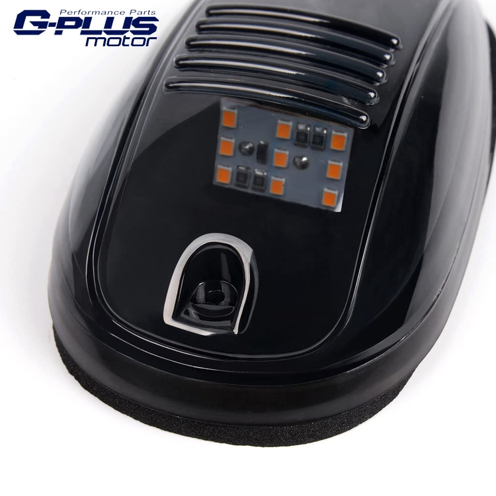 G-PLUS Cab Roof Running Marker Lights Compatible With Most of 4x4 / Off-Road/SUV/Crossover/Jeep/RV/Pickup truck vehicle,LED Roof Smoke Lens Light,5 Piece