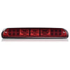 G-PLUS Rear LED Third Brake Light Compatible With Ford F250 F350 F450 F550 Super Duty 1999-2015,(NOT FOR Harley-Davidson Edition), 3rd Stop Lamps,Red Lens Chrome Housing
