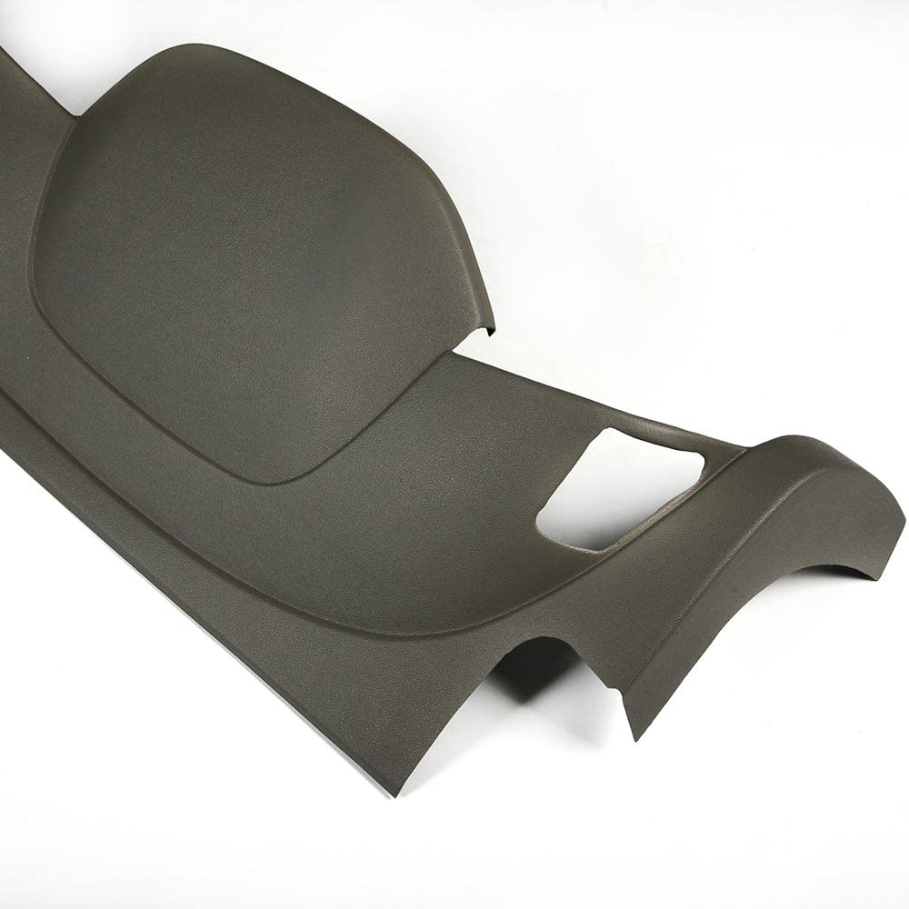 G-PLUS TPE Half Dash Cover Compatible with Chevy Silverado LS/LT/WT 2007-2013, Fit GMC Sierra SL/SLE 2007-2013, Only Covers Front Portion of Dash (NOT Fit LTZ/Denali/SLT Models) Grey