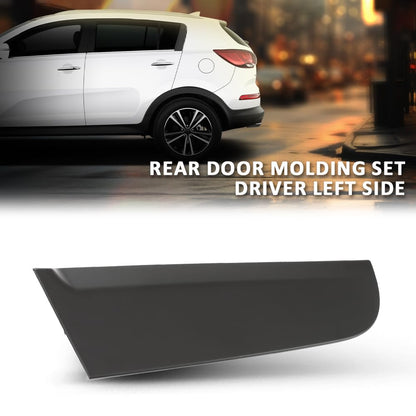 G-PLUS Rear Left Door C Pillar Molding, Compatible with Kia Sportage 2011-2016, Driver Side, 832703W000, 83270-3W000, 832 70 3W 000