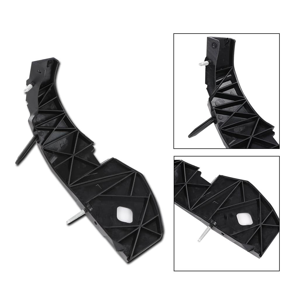 G-PLUS Front Pair Right & Left Retainer Bumper Bracket Support Compatible with Dodge Challenger 2008-2014 68043392AA, 68043393AA, CH1042122, CH1043122