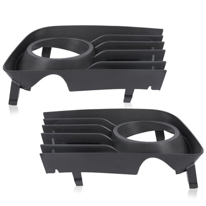 G-PLUS Fog Light Cover Front Bumper Fog Lamp Cover Grille Grill Compatible with Toyota Prius 2004-2009 with Hole 53112-47030 53113-47030