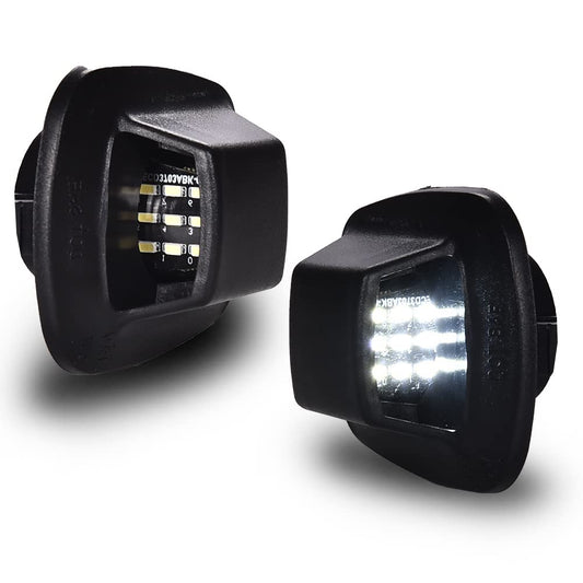 G-PLUS LED License Plate Lights Lamp Assembly Compatible With 1997-2011 Dodge Dakota/2006-2009 Mitsubishi Raider,#55055292 Bright White Pack of 2