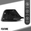 G-PLUS Bumper Trim Rear Left Side Compatible with Honda Civic 2020 2021 HO1138106, HO1138106C Glossy Black