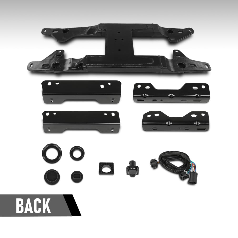 G-PLUS Gooseneck Hitch Prep Package Compatible with Ford F250 F350 F450 F550 Super Duty Truck 2017-2022 Fit 6.75' or 8' Bed Lengths LC3Z-5F057-A Black