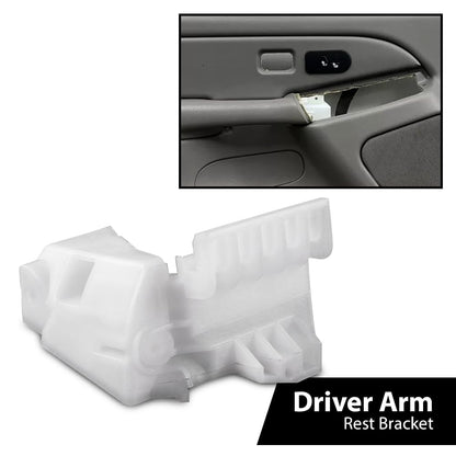 G-PLUS Driver Arm Rest Bracket Compatible with Chevy Silverado GMC Sierra 1500 2500 3500 1999-2007,Fit Chevy Suburban GMC Yukon XL 2000-2006,Fit Chevy Tahoe GMC Yukon 1999-2006