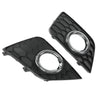 G-PLUS Front Bumper Fog Light Lamp Frame Covers w/Hole Compatible with Nissan Sentra 2016-2019 622564AF0B 622574AF0B NI1039142 NI1038142 LH&RH