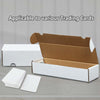 G-PLUS 10pcs Trading Sports Card Storage Box 800 Count White Corrugated Cardboard Box Versatile Card Storage Box (Card not included)