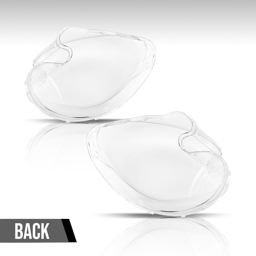 G-PLUS Headlight Lens Cover Compatible with Mini Cooper Countryman R60 2012-2016 Left & Right Pair Front Headlamp Lens Cover Clear