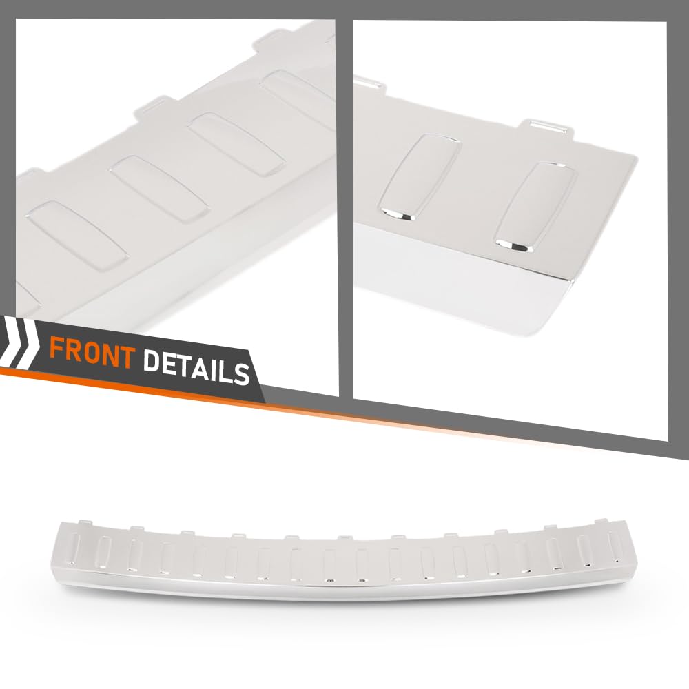 G-PLUS Rear Bumper Step Pad Compatible with Benz GL350/ GL450/ GL550/ GL63 AMG 2013-2016 Fit Benz GLS450/ GLS550/ GLS63 AMG 2017-2019 166884019064 Anti-Slip Texture No Bumper Removal