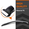 G-PLUS in-Channel Side Window Vent Visor Deflectors Rain Guards Fit Dodge Ram 1500 Quad Cab 2009-2018; Fit Dodge Ram 1500 Classic Quad Cab(EXCLUDES 1500 New Body Style) 2019-2024 4 PCS Smoky